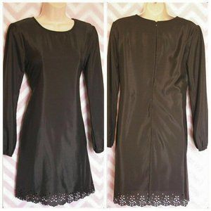 Black Scalloped Edge Dress Size S